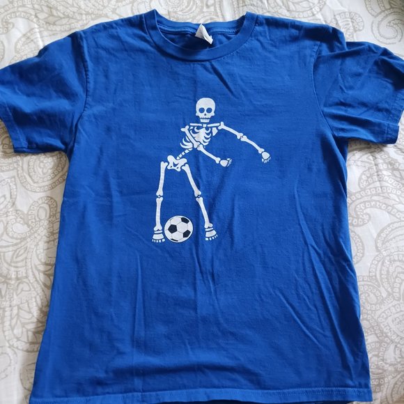 Other - Dancing skeleton with soccer ball tee